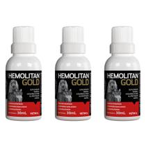 Combo 3 unidades Hemolitan Gold - 30 ml