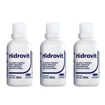 Combo 3 unidades Hidrovit Suplemento Vetnil para Aves - 250 ml