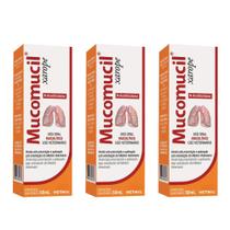 Combo 3 unidades Mucomucil xarope - 50 ml