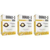 Combo 3 Unidades Ograx-3 1000mg 30 Capsulas Cães e Gatos Avert