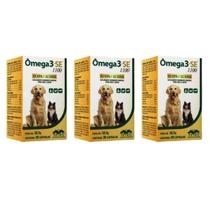 Combo 3 Unidades Omega 3 Se 1100 - 30 Capsulas - Vetnil