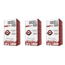 Combo 3 Unidades Oxcell 1000Mg 30 Comp Suplemento Cães Avert