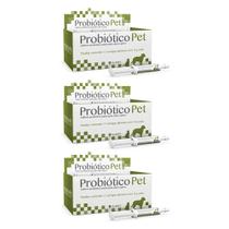 Combo 3 Unidades Probiotico Pet 14G suplemento Cães e Gatos - Avert