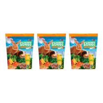 Combo 3 unidades Ração Funny Bunny Roedores Delícias da Horta 1,8 kg Combo 3 unidades Ração Funny Bunny Roedores Delícias da Horta 1,8 kg