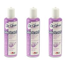 Combo 3 unidades Sebotrat S Shampoo Dermatológico Dr Clean Agener União - 200 ml