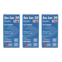 Combo 3 unidades Sec Lac 20 Antigalactogênico 2,0mg - 16 comprimidos Combo 3 unidades Sec Lac 20 Antigalactogênico 2,0mg - 16 comprimidos