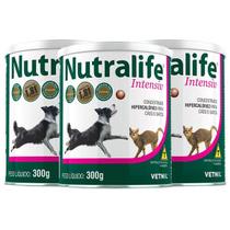 Combo 3 Unidades Suplemento Nutralife Intensiv para Cães e Gatos Vetnil 300g Combo 3 Unidades Suplemento Nutralife Intensiv para Cães e Gatos Vetnil 300g