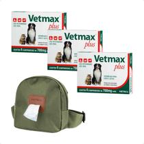 Combo 3 Vetmax Plus 700mg Vermífugo Vetnil - 4 Comprimidos Combo 3 Vetmax Plus 700mg Vermífugo Vetnil - 4 Comprimidos