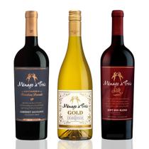 Combo 3 Vinhos Americanos 750ml