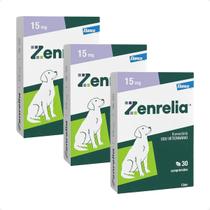 Combo 3 Zenrelia 15mg Dermatológico Elanco para Cães - 30 Comprimidos