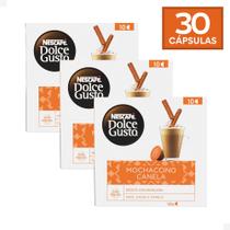 Combo 30 Cápsulas Mochaccino Canela Dolce Gusto