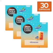 Combo 30 Cápsulas Nestea Pêssego Chá Dolce Gusto