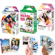 Combo 30 Filmes Instax Mini Branca, Spray Art E Macaron - 30 Fotos