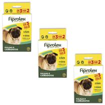Combo 3un Antipulgas Fiprolex Cães Até 10kg Pague 2 Leve 3 - CEVA