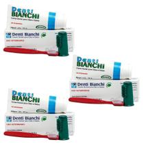 Combo 3Un Creme Dental Denti Bianchi 65G Menta - Ecovet