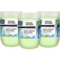Combo 3un gel redutor crioterapia cafeina 750g dagua natural
