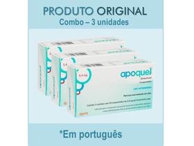 Combo 3x Apoquel Dermatológico Zoetis 5,4mg Combo 3x Apoquel Dermatológico Zoetis 5,4mg