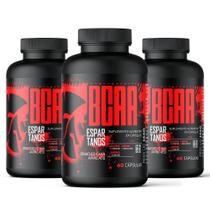 Combo 3X Bcaa 3:1:1 - 60 Cápsulas - Espartanos Nutrition