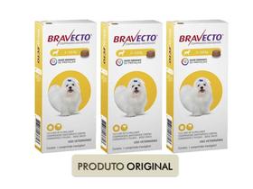 Combo 3x Comprimido Bravecto Para Cães de 2 a 4,5kg