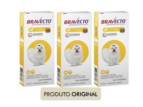 Combo 3x Comprimido Bravecto Para Cães de 2 a 4,5kg Combo 3x Comprimido Bravecto Para Cães de 2 a 4,5kg