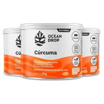 Combo 3X Curcuma 500Mg Oleo De Linhaça 60Caps Ocean Drop Combo 3X Curcuma 500Mg Oleo De Linhaça 60Caps Ocean Drop