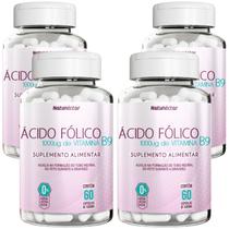Combo 4 Ácido Fólico Gestante Vitamina B9 60 Cápsulas Cada Natunéctar Combo 4 Ácido Fólico Gestante Vitamina B9 60 Cápsulas Cada Natunéctar