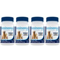 Combo 4 Aminomix Pet 120 Comprimidos Suplemento Vetnil Combo 4 Aminomix Pet 120 Comprimidos Suplemento Vetnil