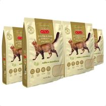 Combo 4 Areia Higiênica Biodegradável Grãos Mistos Gatos Kadi 2kg