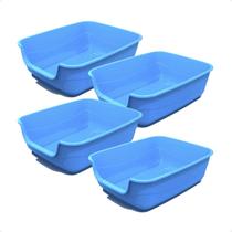 Combo 4 Bandeja Jumbox Pet Injet - Azul