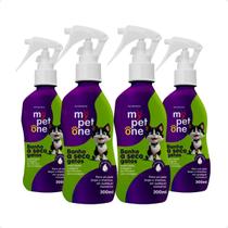 Combo 4 Banho a Seco Gatos Mypetone - 300mL