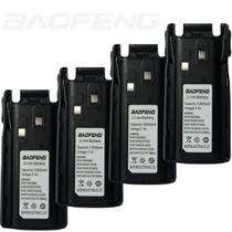 Combo 4 Baterias UV82 Original Para Rádio Comunicador Baofeng