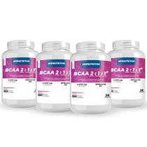 Combo 4 BCAA 2:1:1 2400mg Com Vitamina B6 NEWNUTRITION