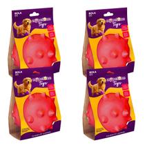 Combo 4 Bola Cravo TR 85 Mypetone - Vermelho Combo 4 Bola Cravo TR 85 Mypetone - Vermelho