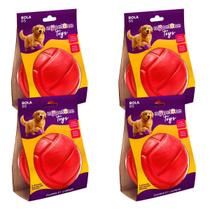 Combo 4 Bola Lisa TR 85 Mypetone - Vermelho