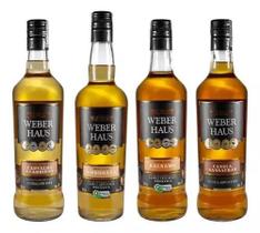 Combo 4 Cachaça Weber Haus 700ml