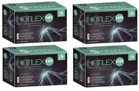 Combo 4 caixas Motilex HA Colágeno Não Hidrolisado+Ácido Hialurônico 60 cápsulas - Apsen