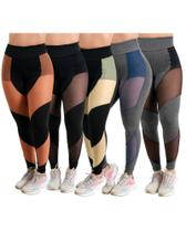 Combo 4 Calças Academia Legging Feminina