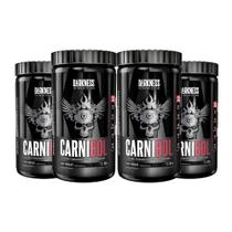 Combo 4 Carnibol Isolado Hidrolisado Chocolate 900g Darkness