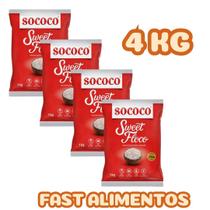 Combo 4 coco sweet flocos 1 kg sococo Combo 4 coco sweet flocos 1 kg sococo