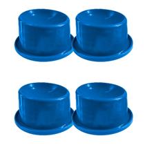 Combo 4 Comedouro Ergonômico Filhote 80mL Mypetone - Azul Combo 4 Comedouro Ergonômico Filhote 80mL Mypetone - Azul