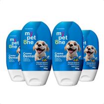 Combo 4 Creme Dental Tutti Frutti para Cães e Gatos Mypetone - 90g Combo 4 Creme Dental Tutti Frutti para Cães e Gatos Mypetone - 90g