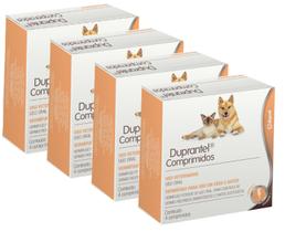 Combo 4 Duprantel Duprat Vermífugo para Cães e Gatos - 4 Comprimidos