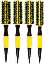 Combo 4 escovas yellow ceramica profissional 1P + 3 M marco boni Combo 4 escovas yellow ceramica profissional 1P + 3 M marco boni