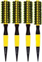 Combo 4 escovas yellow ceramica profissional 1P + 3 M marco boni Combo 4 escovas yellow ceramica profissional 1P + 3 M marco boni