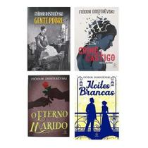 Combo 4 Livros Dostoiéviski: Crime E Castigo + Gente pobre + Eterno marido + Noites brancas Combo 4 Livros Dostoiéviski: Crime E Castigo + Gente pobre + Eterno marido + Noites brancas