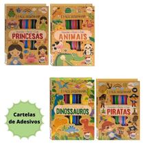 Combo 4 Livros Para Aprender a Desenhar. Idade 3+