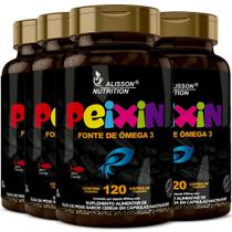 Combo 4 Omega 3 Peixin Sabor Cereja - Alisson Nutrition