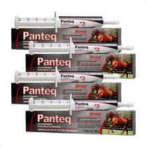 Combo 4 Panteq Vermífugo em Pasta para Equinos - 40g
