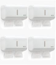 Combo 4 Papeleiras Premisse Urban Compacto Branco Combo 4 Papeleiras Premisse Urban Compacto Branco