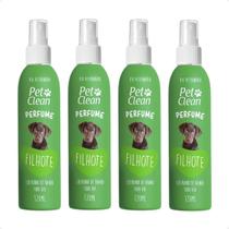 Combo 4 Perfume Pet Clean Filhotes - 120ml